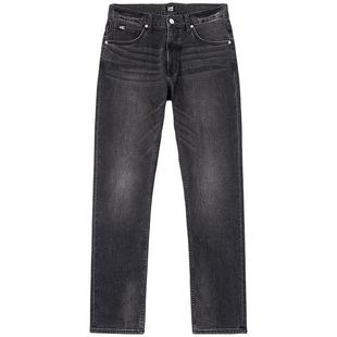 【张凌赫代言】Lee726标准中腰直筒五袋款黑灰色男牛仔裤潮A08773