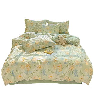 100全棉纯棉被套单件150x200cm被罩学生宿舍单人床单套件2026新款