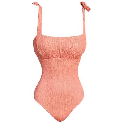 VALTOS大胸系带高腰连体泳衣女
