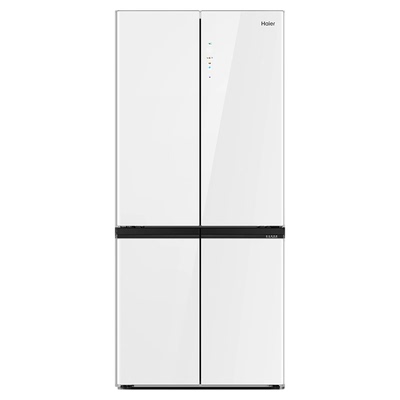 海尔506L零嵌入式冰箱家用十字对开四门超薄玻璃面板官方旗舰店