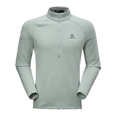 KAILAS凯乐石立领半开胸抓绒衣轻薄弹力保暖速干户外登山徒步男款