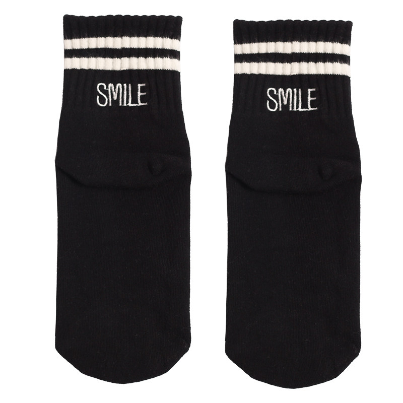 二杠smile棉二杠smile袜子运动