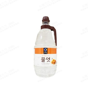 整箱进口清净园韩国糖稀2.45kg*6韩式麦芽玉米白糖稀烘焙水饴糖