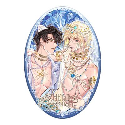 快看人鱼陷落正版周边徽章背景