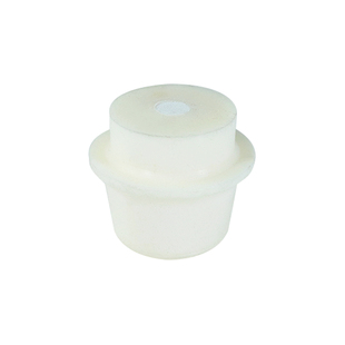 莹莹实验三角烧瓶硅胶塞带砂芯耐高温玻璃试管锥形瓶塞三角瓶塞子