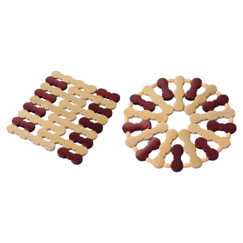 家用竹子隔热垫大号套装