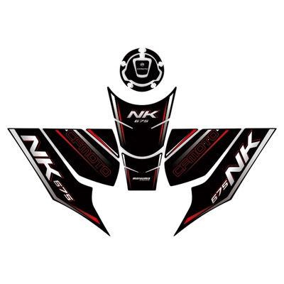 适用25款春风675NK油箱装甲贴纸