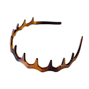 韩国发饰简约波浪外戴发箍女高颅顶气质百搭洗脸专用带齿防滑头箍