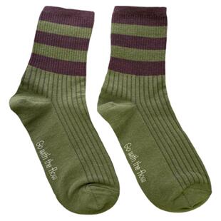 ETNA韩国东大门女士袜子秋简约条纹学生中筒袜网红ins潮流运动袜