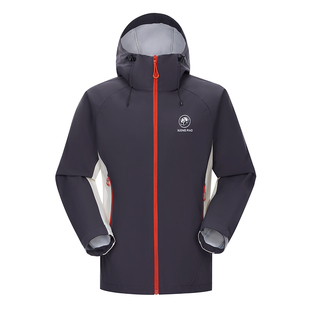 循野熊猫软壳衣夹克衣女装短外套2026年春夏新款三防户外运旅行服