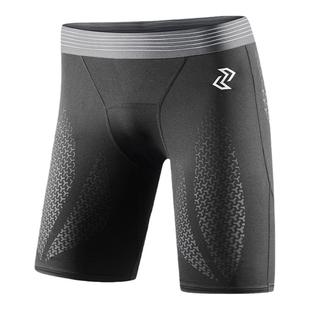 左右力量跑步压缩裤男九分液态氨纶健身训练运动篮球高弹紧身短裤