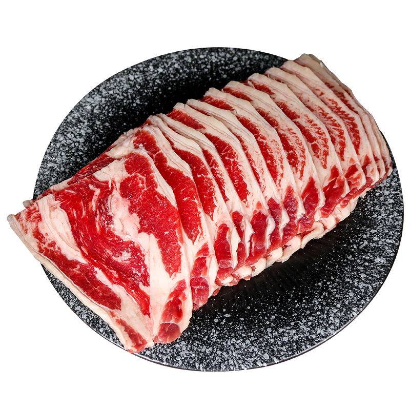 澳洲进口谷饲肥牛片烧烤牛肉卷