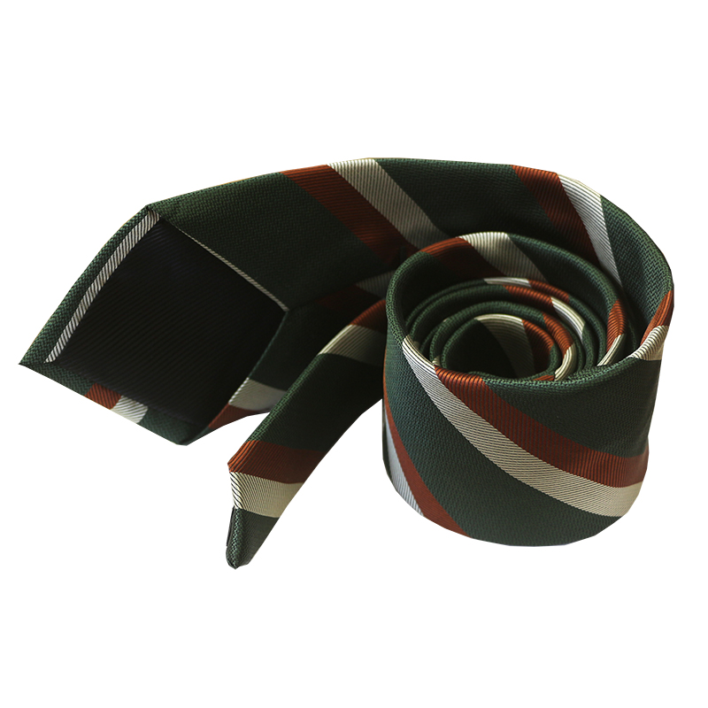 领带男8CM正装职业商务休闲英伦复古棕红金咖花朵暗红条纹韩版