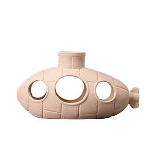 鱼缸造景陶瓷潜水艇摆件迷你鹦鹉鱼繁殖屋小鱼斗鱼躲避屋陶罐鱼窝