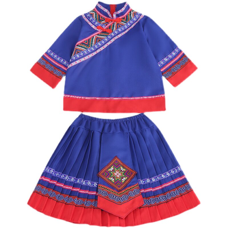 儿童拉祜族舞蹈服表演
