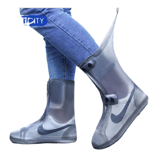 雨鞋套男女款雨天防水鞋套外穿防雨防滑雨靴加厚耐磨儿童硅胶水鞋