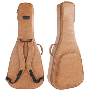吉他包琴包民谣古典木吉他背包PU皮革个性文艺潮厚实简约硬壳托运