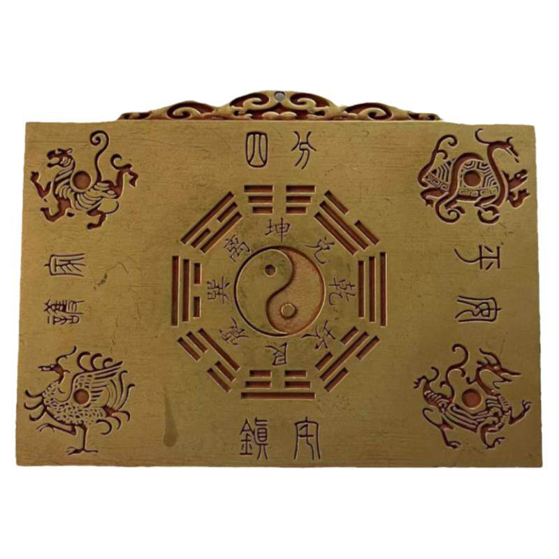 仿古纯铜山海镇挂牌家居装饰品