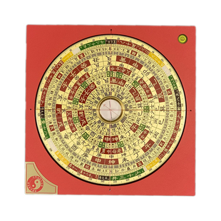 炁运堂台湾东定罗盘罗经巨志远胡一鸣八卦高精度专业指南针纯铜