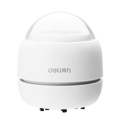 得力18891电动桌面吸尘器学生小