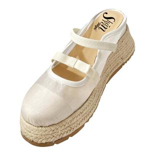 赵露思&许妍原款 ShānRen休闲包头拖鞋女新凉鞋外穿网纱厚底松糕