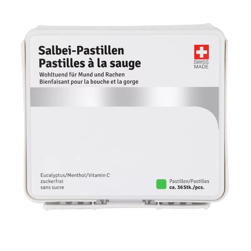 嗓贝Salbei-Pastillen 瑞士进口鼠尾草润喉糖 软糖 无糖教师 礼盒