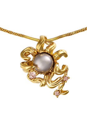 THEOGONY众神记战马浮雕锆石项链