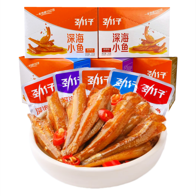 劲仔深海小鱼糖醋仔干12g