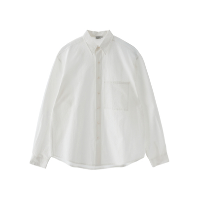 BUTTBILL长绒棉肌理感贴袋衬衫