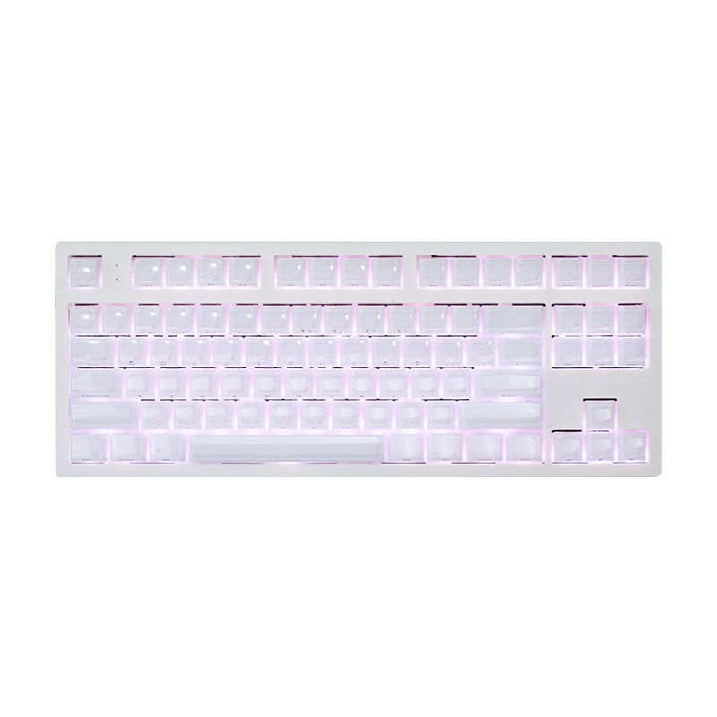 腹灵MK870pro水晶果冻机械键盘