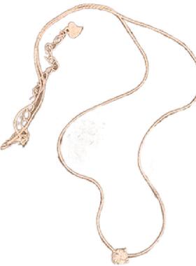 s925纯银闪钻锆石项链