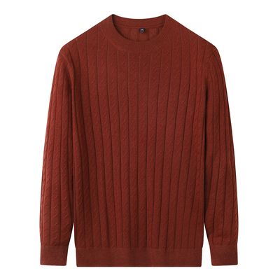 12针自发热保暖扭花毛衣