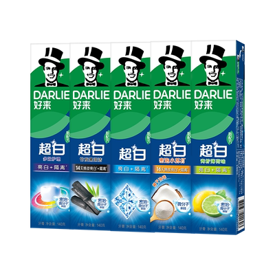 好来星耀白牙膏净齿蹭蹭亮