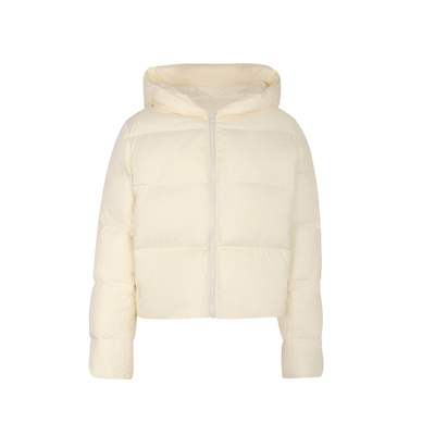 alex stevens超好看连帽羽绒服防风面包服女冬季加厚白鸭绒短外套