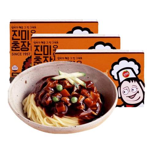 韩国炸酱面专用酱 真味淳 炸酱/春酱 300g 炸酱面酱料/拌酱/炸酱