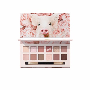 完美日记十二色动物眼影盘小猪玫瑰盘赤狐红棕大地色猫咪锦鲤盘