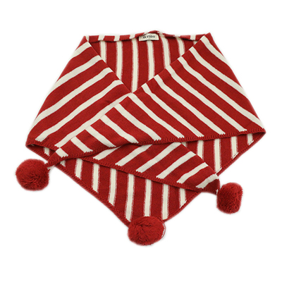 韩版2025新款慵懒文艺感拼色围巾