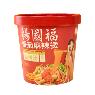 杨国福番茄麻辣烫番茄味方便速食懒人夜宵冲泡即食桶装泡面桶装