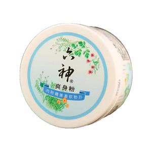 六神爽身粉舒缓粉清凉成人男女士老年人阴囊吸汗带粉扑官方正品