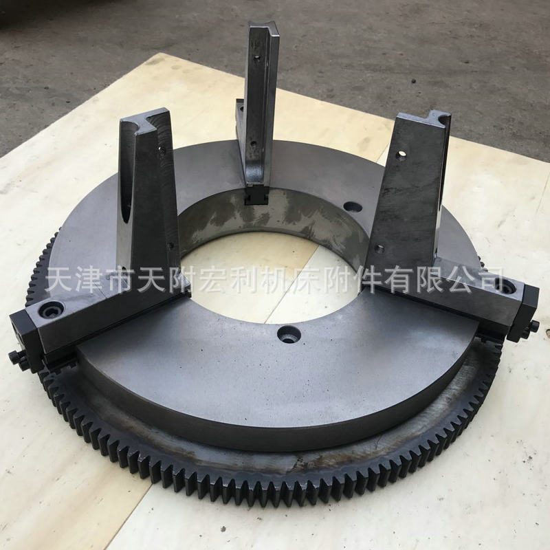 厂家供应WPD400-4变位机四爪卡盘 激光电动切割三爪卡盘