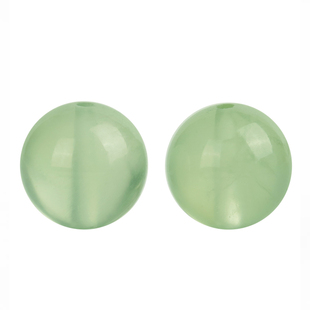 绿侬天然冰种葡萄石散珠圆珠隔珠手串链耳坠项链水晶饰品diy配件