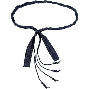 波亚米亚风新款丝巾编织腰绳女士时尚百搭配饰腰链装饰牛仔裤腰带