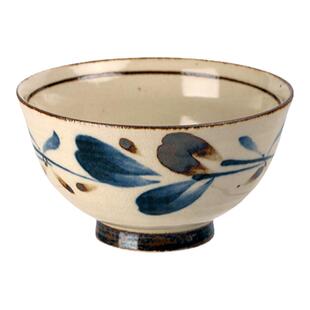 日本进口风碗碟花美浓烧日式陶瓷餐具套装饭碗高级感简约家用盘子