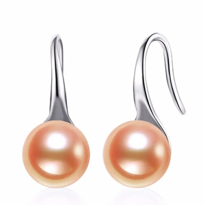 淡水珍珠S925银高跟鞋耳钩防过敏时尚优雅耳环气质女简约百搭耳坠