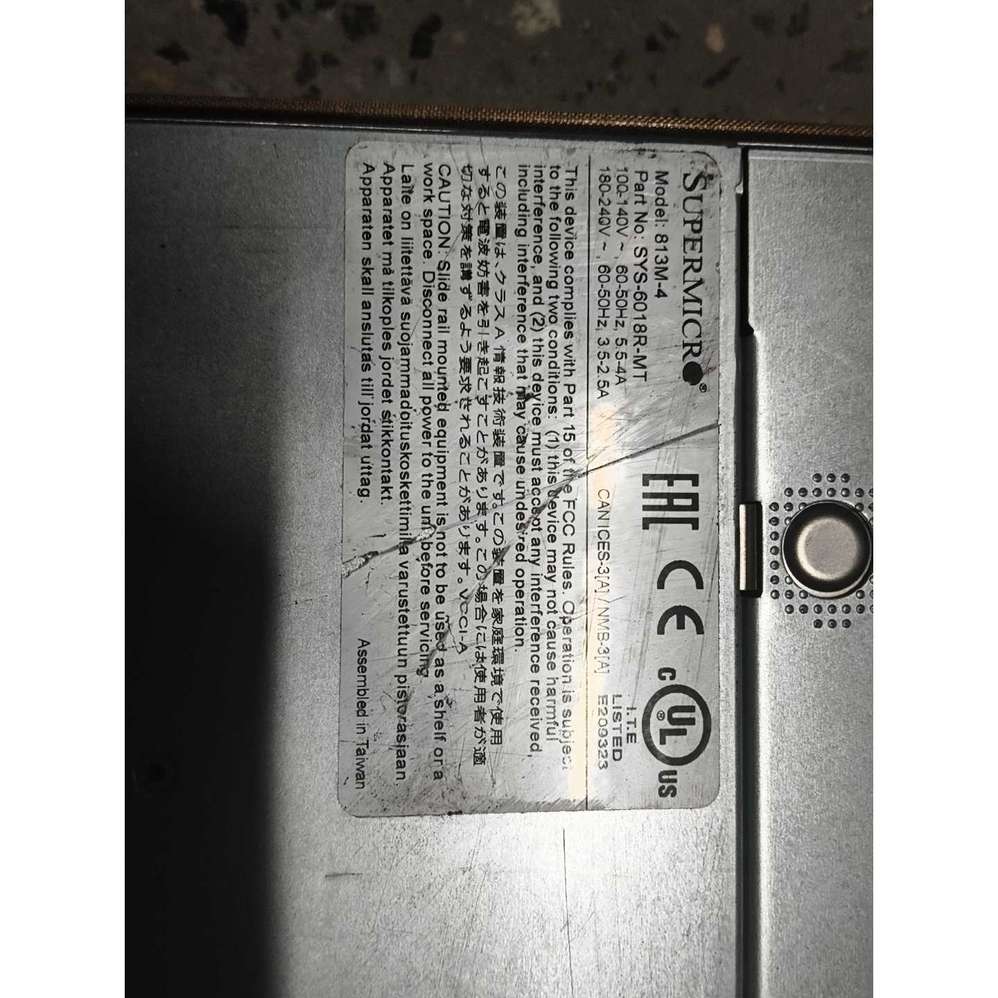 【议价-可维修】超微 Supermicro 1U服务器 SYS-6018 全新/二手均