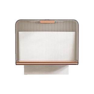 免打孔卫生间酒店擦手纸盒挂壁式厨房抽纸巾盒箱浴室擦手纸巾架