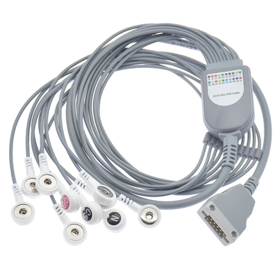 适用于杭州百慧CT-086CT-083SCT-086S动态心电导联线