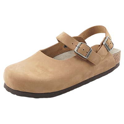 岛外DAOWAI勃肯鞋玛丽珍女两穿复古头层牛皮真皮外穿23新款博肯鞋