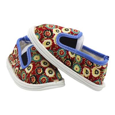 手工松紧小孩婴儿步前鞋防滑