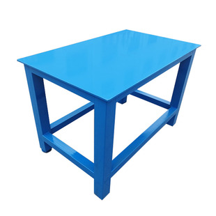 钳工操作台重型模具平台车间维修桌A3钢板工作台虎钳装配台飞模台